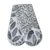 Songbird Grey Double Oven Glove by Hinchcliffe and Barber